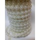 Borta perleťová, odstín yvory, 10 mm