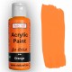 Akrylová umělecká barva Oranžová 50 ml Daily ART