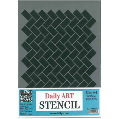 Šablona plastová Dlaždice A4 Daily ART