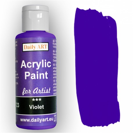 Akrylová umělecká barva Fialová 50 ml Daily ART