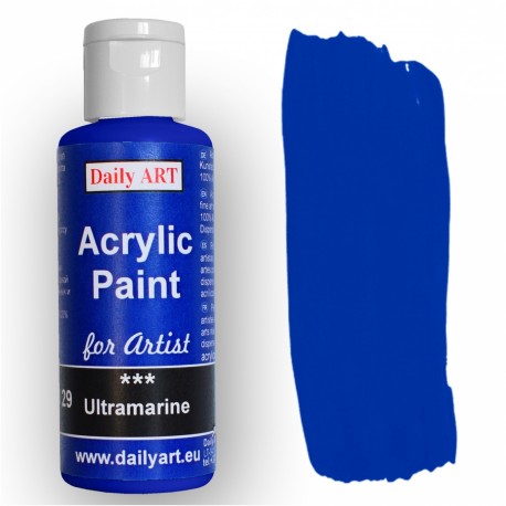 Akrylová umělecká barva Ultramarínová 50 ml Daily ART