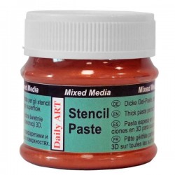 Stencil paste PEARL RED  50ml Daily ART