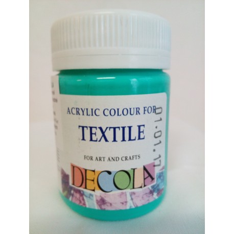 Barva na textil Decola, 50 ml, mentolová