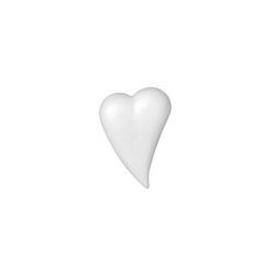 Polystyrenové srdce 8x5,5 cm