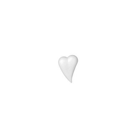 Polystyrenové srdce 8x5,5 cm